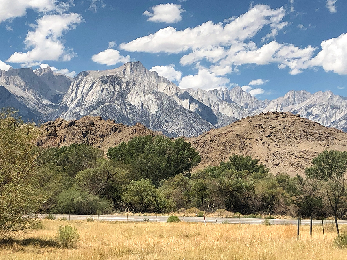 Mt. Whitney from the Lone Pine visitors center. By Cheryl McDonald